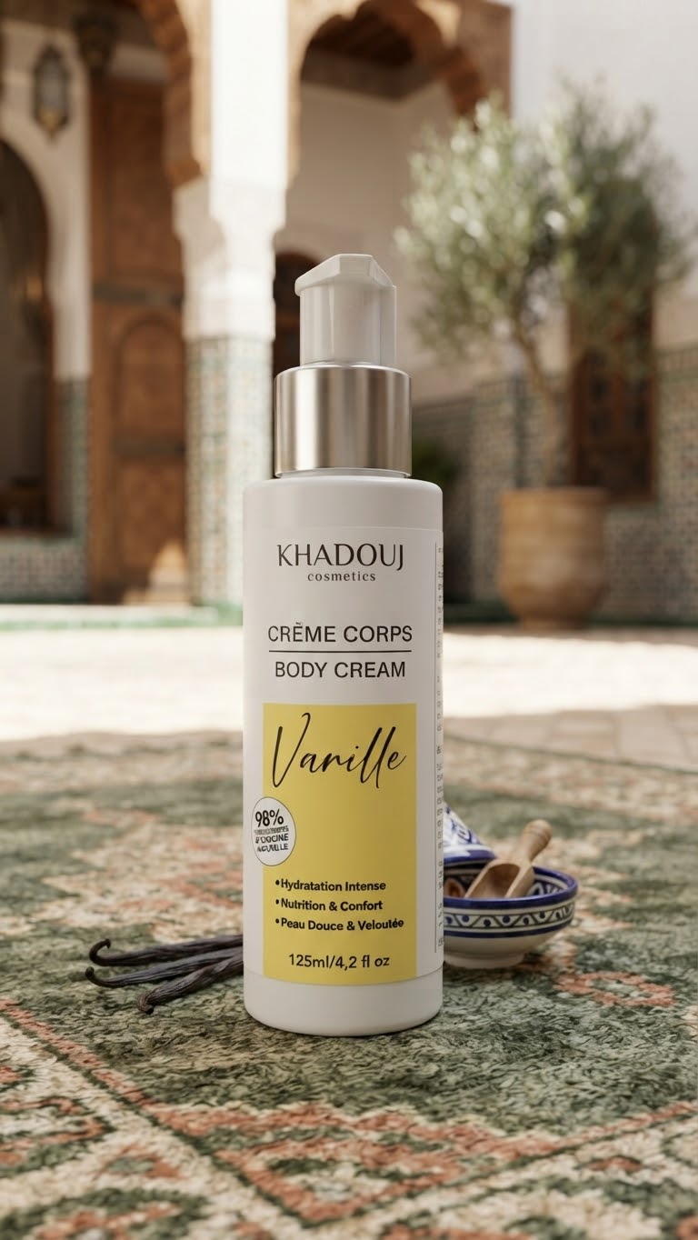 Crème Corps Vanille – Hydratation Intense